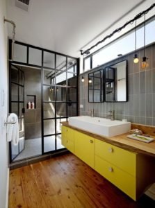 eclectic-master-bathroom-with-vessel-sink