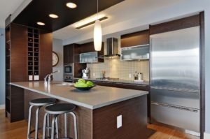 Modern Kitchen with Pendant Light