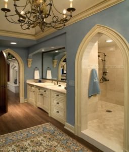 Moorish Inspired Design Walk-In Shower Design