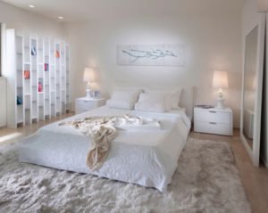 White Bedroom Design With Furniture Set