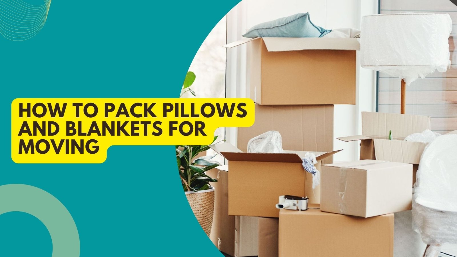 How to Pack Pillows and Blankets for Moving